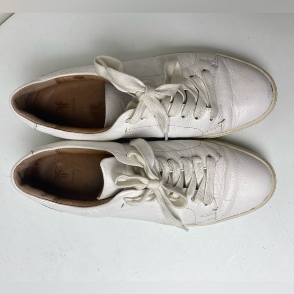 Frye Ivy Low Lace Sneakers in White size 7.5 - Picture 2 of 13